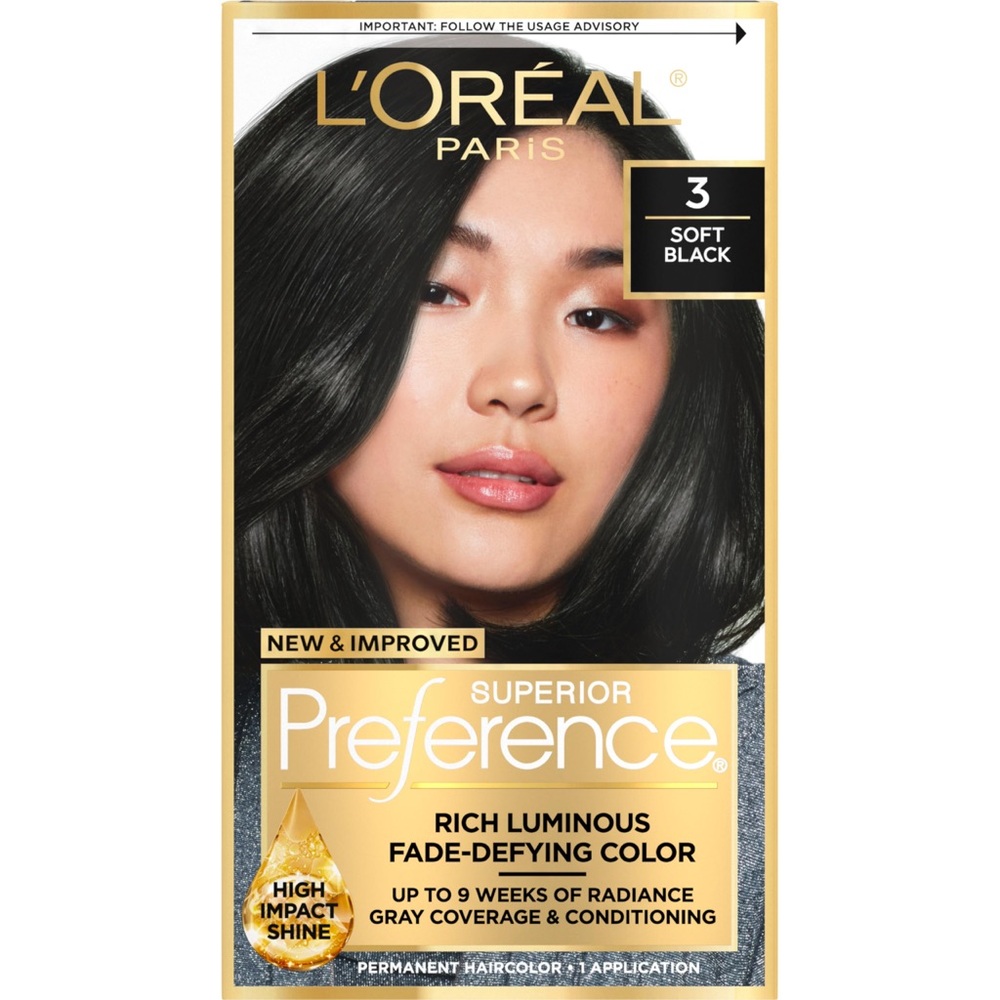 Superior Preference Hair Color, Soft Black